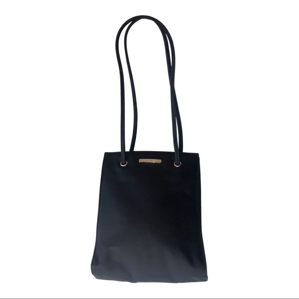 Nine West Black Slim Double-Strap Tote - Picture 2 of 9